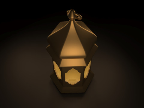 Toon Fanoos lantern 3D Модель