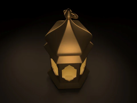 Toon Fanoos lantern 3D Model