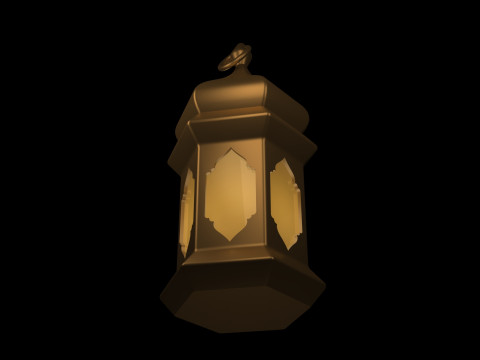 Toon Fanoos lantern 3D Модель