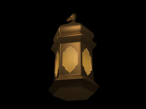 Toon Fanoos lantern 3D Model