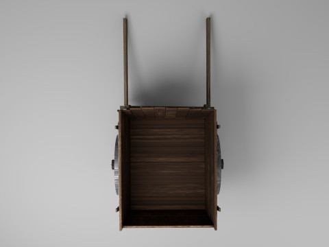 Donkey Cart Martin Model 3D