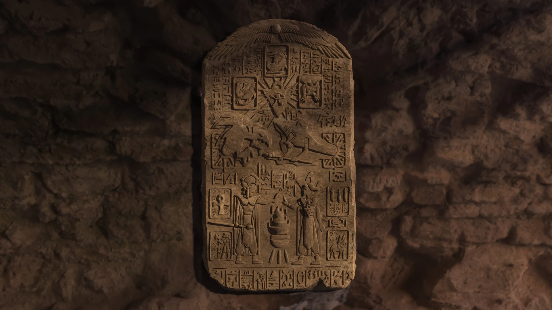 Lost Memory Tablet YUGIOH 3D Model .c4d .max .obj .3ds .fbx .stl .blend
