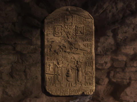 Tavoletta per la memoria persa YUGIOH Modello 3D