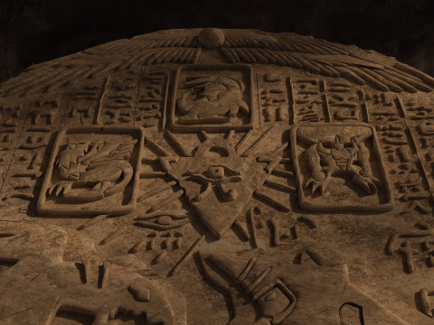 Lost Memory Tablet YUGIOH Model 3D