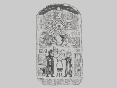 Lost Memory Tablet YUGIOH 3D Model