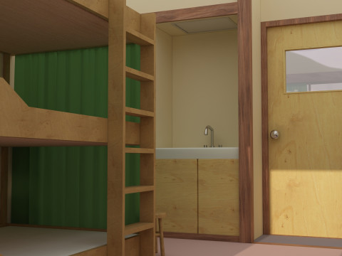 Jaden Yuki bedroom YUGIOH GX Modelo 3D