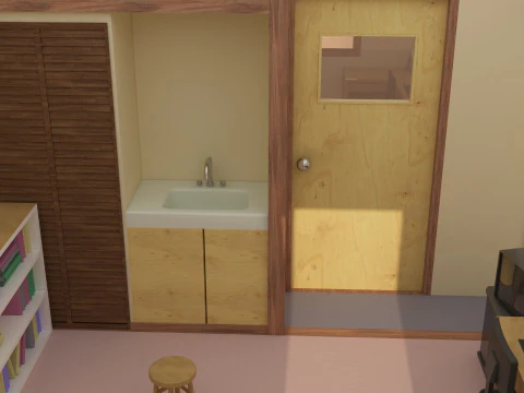 Jaden Yuki bedroom YUGIOH GX 3D Model