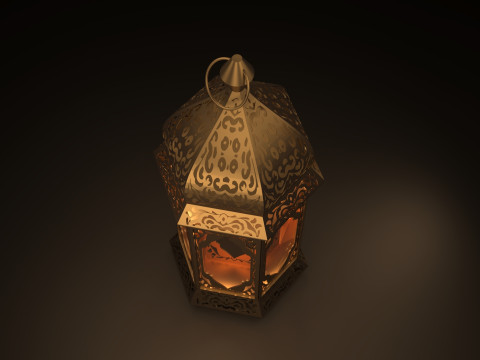 Ramadan lantern Modelo 3D