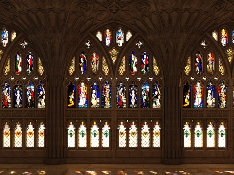 Gloucester cathedral cloister Model 3D