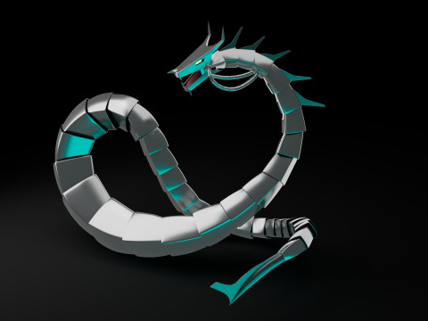 Cyber Dragon 3D 模型