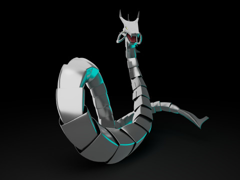 Cyber Dragon Modelo 3D