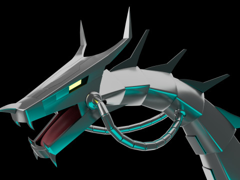 Cyber Dragon Modelo 3D