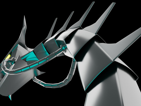 Cyber Dragon Modelo 3D