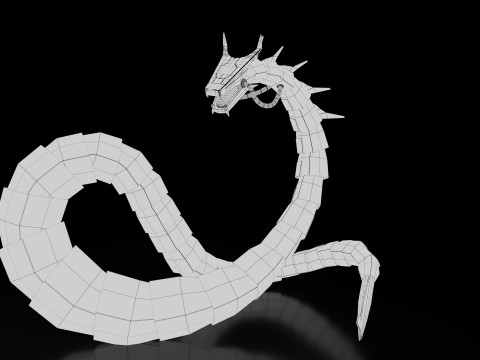 Cyber Dragon Modelo 3D