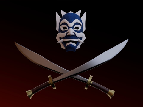 Blue spirit - avatar the last Airbender 3D Модель