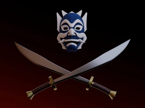 Esp&iacute;ritu azul - avatar, el &uacute;ltimo maestro del aire Modelo 3D