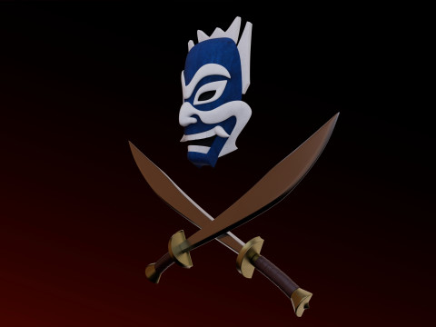 Blue spirit - avatar the last Airbender Modelo 3D