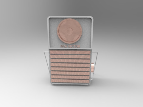 Transistor Radio 3D-Druckmodell