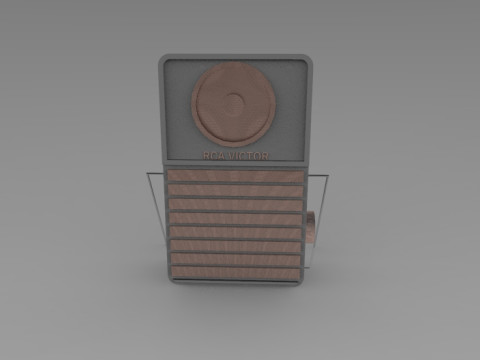 Transistor Radio 3D Print Model