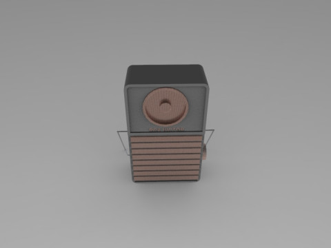 Transistor Radio 3D Print Model