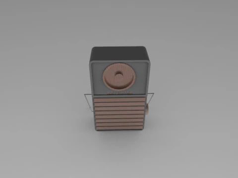 Transistor Radio 3D Print Model