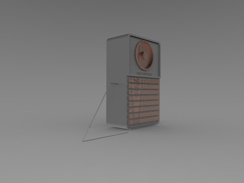 Transistor Radio 3D Print Model