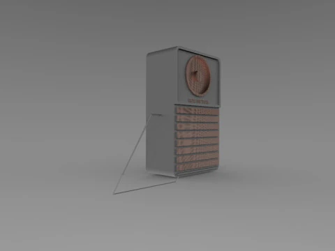 Transistor Radio 3D Print Model