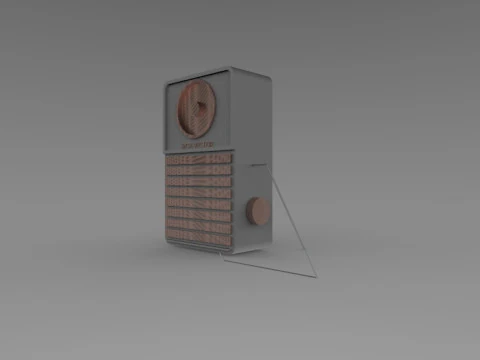 Transistor Radio 3D Print Model
