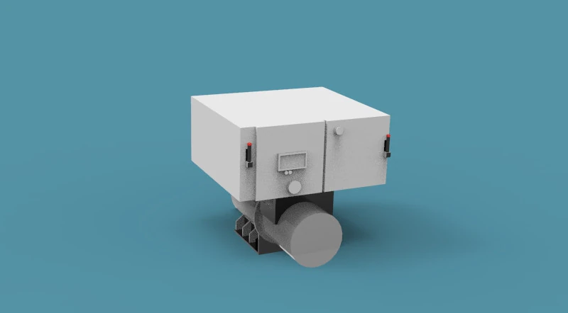 Generator Room Set 3D Print Model .c4d .max .obj .3ds .fbx .stl .blend 