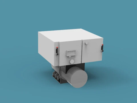 Conjunto de Sala do Gerador Modelo de Impressão 3D