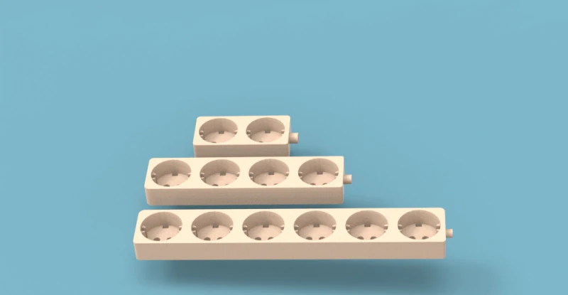 Tomada el&eacute;trica Modelo de Impressão 3D .c4d .max .obj .3ds .fbx .stl .blend 