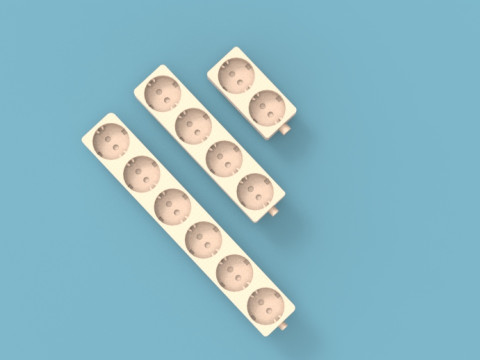 Power Outlet 3D 프린트 모델