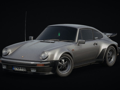Porsche 911 930 Turbo1975 3D Модель