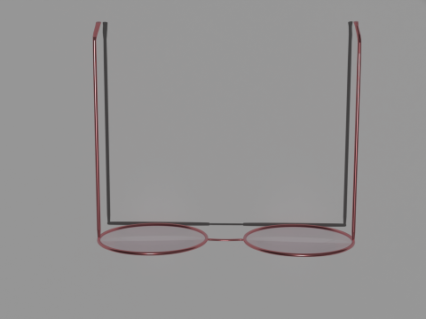 Teashade Pink Glasses Model 3D
