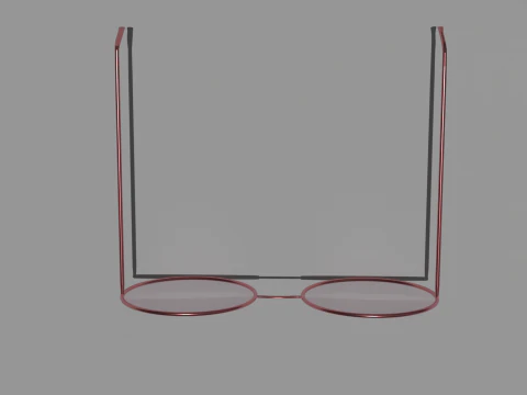 Teashade Pink Glasses 3D Model