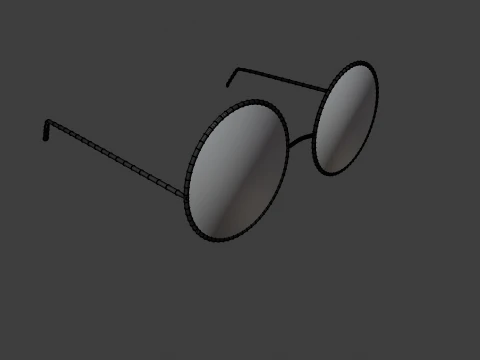 Teashade Pink Glasses 3D Model