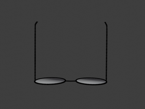 Teashade Pink Glasses Model 3D