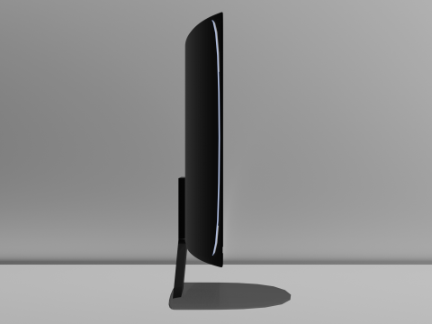 Curved Display LED Monitor 3Dモデル