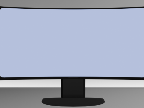 Curved Display LED Monitor 3Dモデル