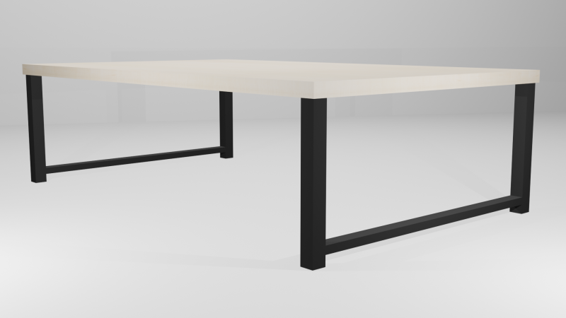 Simple Desk Model 3D .c4d .max .obj .3ds .fbx .stl .blend 