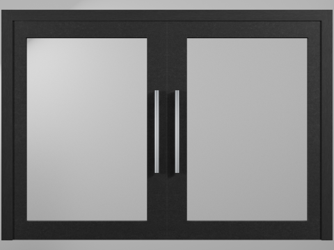 Full Glass Door 3D 模型