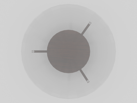Circular Tea Table 3D Model