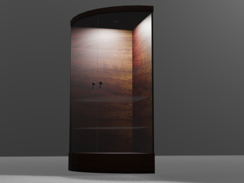 Corner Showcase Modelo 3D