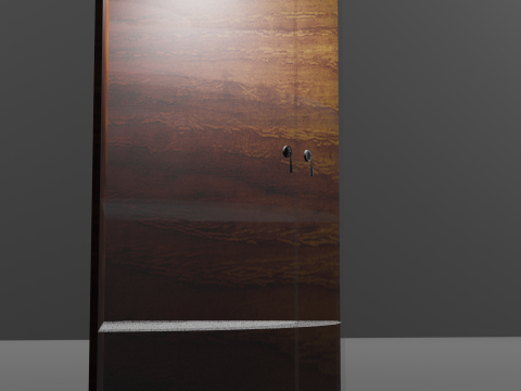 Corner Showcase 3D Model