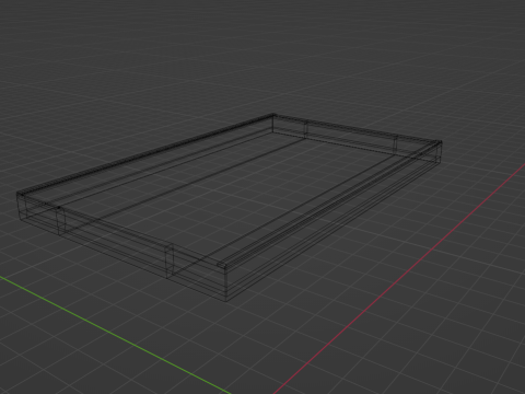 Plastic Tray 3D Model