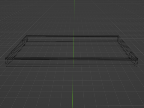Plastic Tray 3D Model