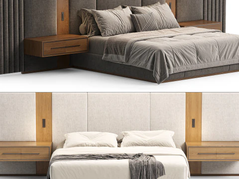 Beacon bed by Workshop Collection 3D Model