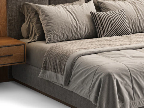 Beacon bed by Workshop Collection 3D Model