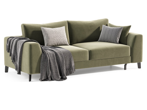 Blanc sofa Modello 3D