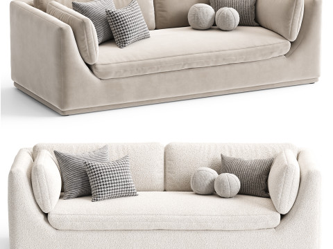 Loring sofa by West elm 3Dモデル